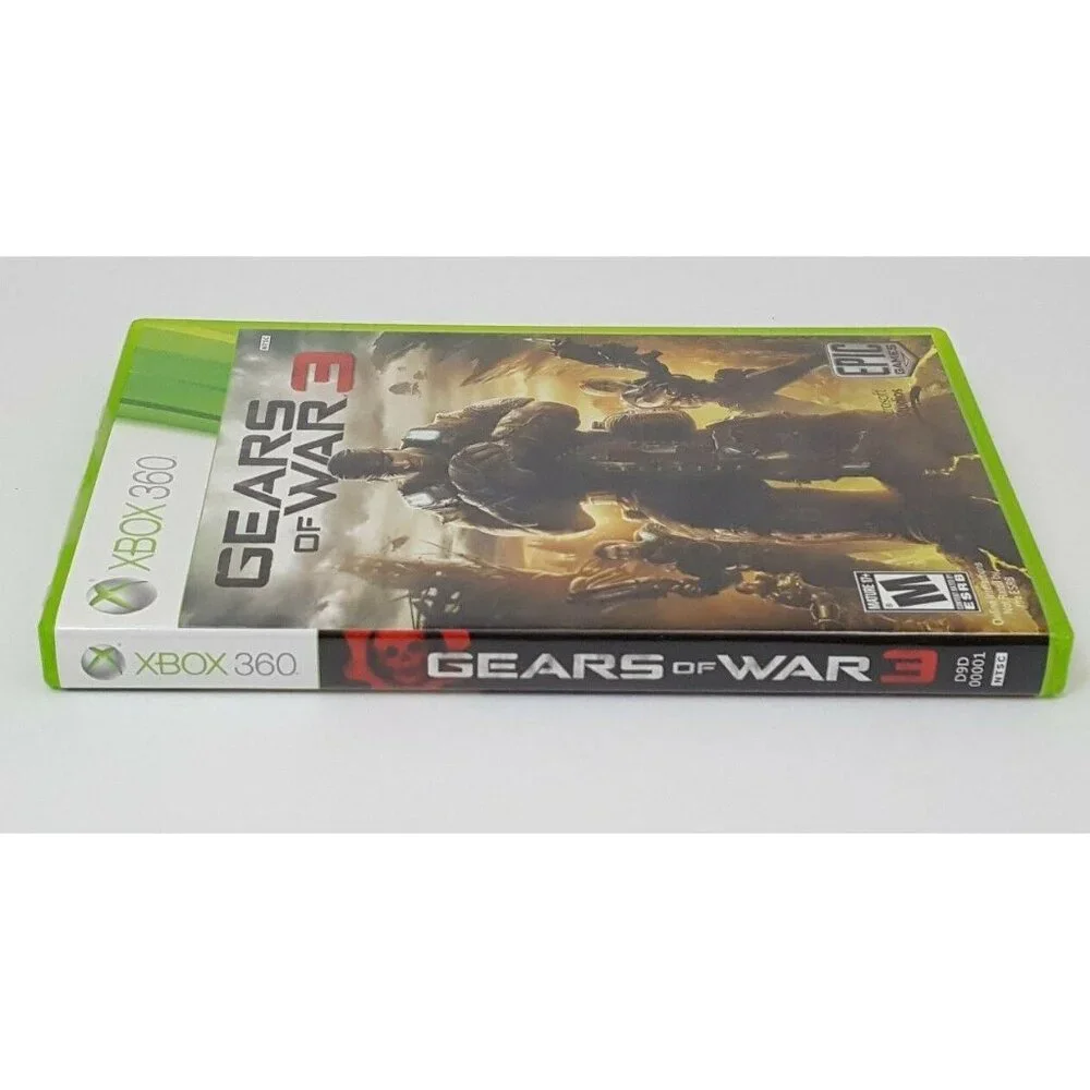 Gears of War 3 Microsoft Xbox 360 2011 Tested Works W/ Sticker Sheet